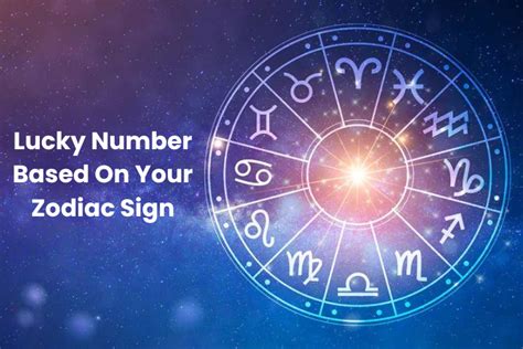 Find your lucky number according to your zodiac sign.